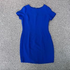 Royal Blue Pencil Mini Dress